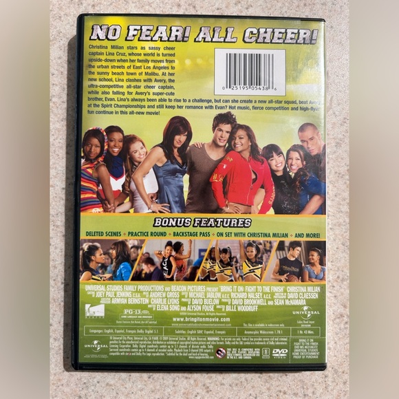 Bring It On: Fight to the Finish DVD - Picture 3 of 3